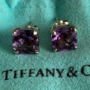 Tiffany & Co Amethyst Sparkler Earrings - Big